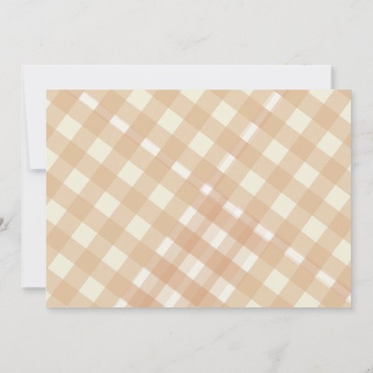 Cutie Pie Thanksgiving Verjaardag Dank u Kaart (Achterkant)