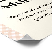 Cutie Pie Thanksgivingbaby Advies baby shower teke Poster (Hoek)