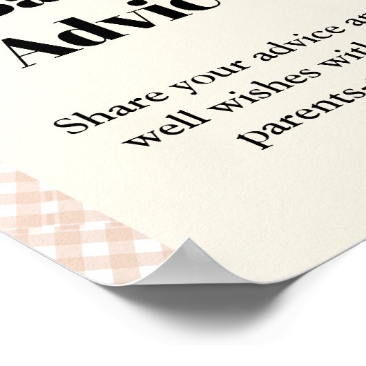 Cutie Pie Thanksgivingbaby Advies baby shower teke Poster (Hoek)