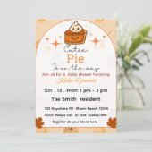 Cutie pie val baby shower kaart (Staand voorkant)