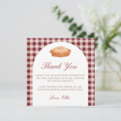 Cutie Pie Verjaardag Bedankt Card (Staand voorkant)