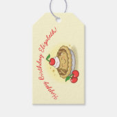 Cutie Pie Verjaardagsfeest Kinder Cherry Cadeaulabel (Voorkant)