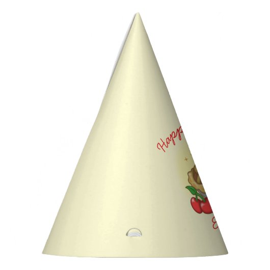 Cutie Pie Verjaardagsfeest Kinder Cherry Feesthoedjes (Links)