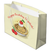 Cutie Pie Verjaardagsfeest Kinder Cherry Groot Cadeauzakje (Achterkant Gekanteld)