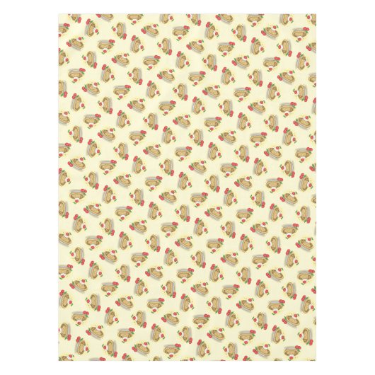 Cutie Pie Verjaardagsfeest Kinder Cherry Tafelkleed (Voorkant)