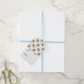 Cutie Pie Waterverf Slotpatroon Cadeaulabel (Met Touw)