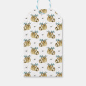 Cutie Pie Waterverf Slotpatroon Cadeaulabel (Achterkant)