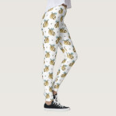Cutie Pie Waterverf Slotpatroon Leggings (Rechts)