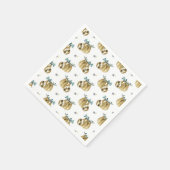 Cutie Pie Waterverf Slotpatroon Servet (Hoek)