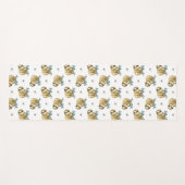 Cutie Pie Waterverf Slotpatroon Yogamat (Voorkant (horizontaal))