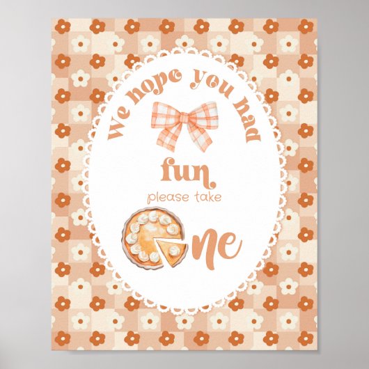 Cutie Pie We hopen dat je leuke gunsten hebt gehad Poster (Voorkant)