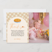 Cutie Piue Thanksgiving Verjaardag Dank u kaart (Voorkant)