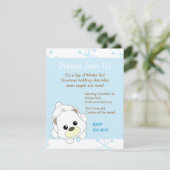 Cutie Polar Beer Kaart (Staand voorkant)