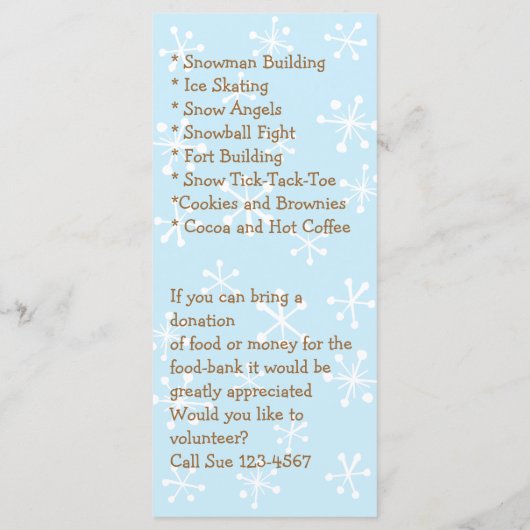 Cutie Polar Beer Programmakaart (Achterkant)