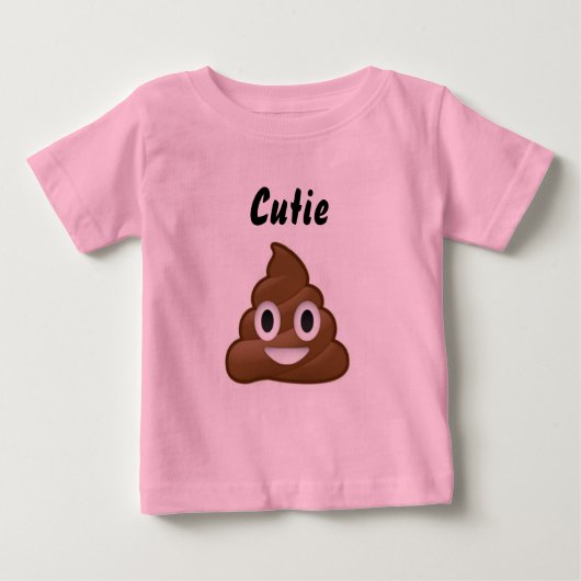 Cutie Poo Emoji T-shirt (Voorkant)