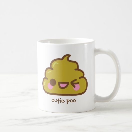 cutie poo - mok koffie (Rechts)
