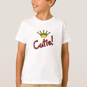 Cutie! - Princess Crown T-shirt (Voorkant)