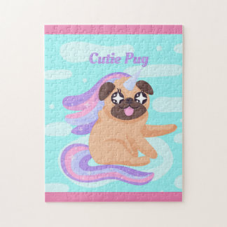 Cutie Pug Legpuzzel