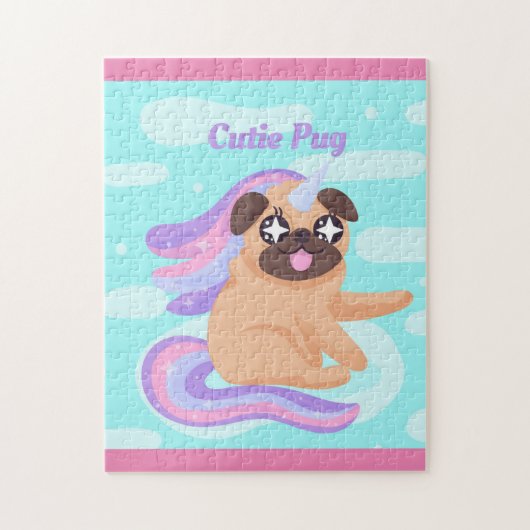 Cutie Pug Legpuzzel (Verticaal)