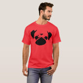 Cutie Pug T-shirt (Voorkant volledig)