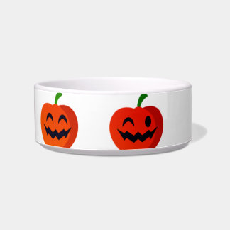 Cutie Pumpkins Ceramic Pet Bowl Voerbakje
