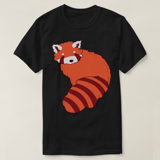 Cutie Red Panda T-shirt (Design voorkant)