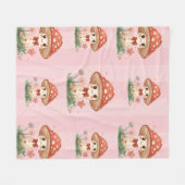 Cutie Roomie Fleece Blanket Deken (Voorkant (Horizontaal))