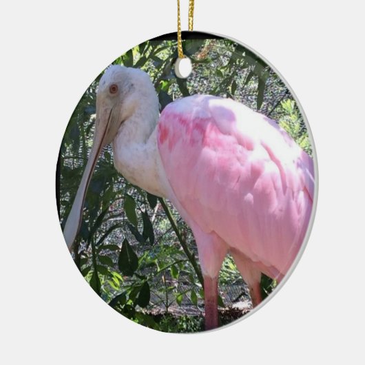 CUTIE ROZE FLAMINGO KERST ORNAMENT (Links)