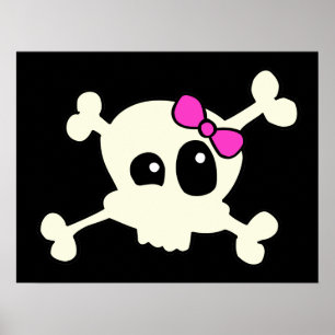 Cutie-schedel Poster