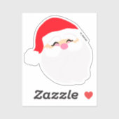 Cutie Sinterklaas Gezicht Sticker (Vel)