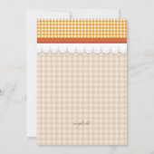 Cutie Sleeping Birthday Slumber Party Invitation Kaart (Achterkant)