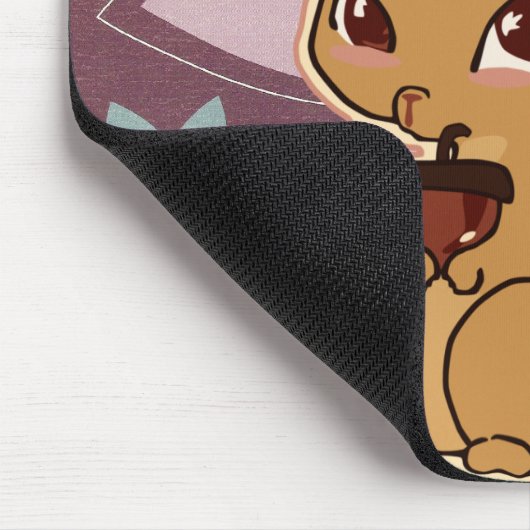 Cutie Squirrel Mousepad Muismat (Hoek)