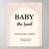 Cutie taart Thanksgiving baby shower Favor teken Poster (Voorkant)