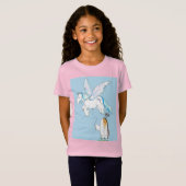 Cutie the Guinea Pig en her Pegasus ballon T-shirt (Voorkant volledig)