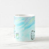 Cutie the Guinea Pig Giving kerstcadeaus Coffee Koffiemok (Center)