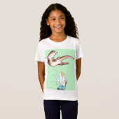 Cutie the Guinee Pig en haar Otter-ballon T-shirt (Voorkant volledig)