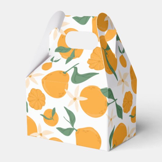 Cutie thema Sinaasappel Clementine Tangerine Manda Bedankdoosjes (Achterkant)