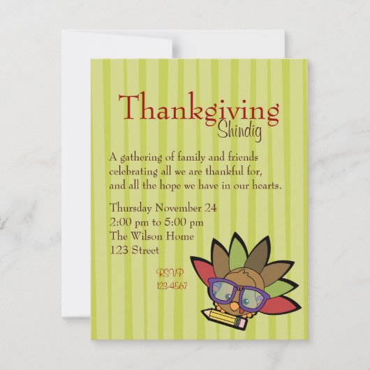 Cutie Turkey Kaart (Voorkant)