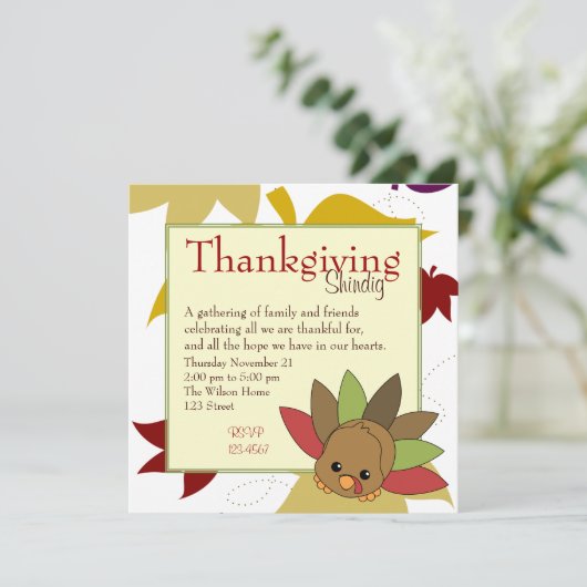 Cutie Turkey Kaart (Staand voorkant)