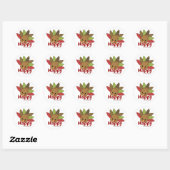 Cutie Turkey Ronde Sticker (Vel)