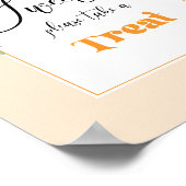 Cutie Verjaardagen zijn zoet neem een traktatie Poster (Hoek)