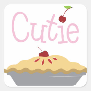 Cutie Vierkante Sticker
