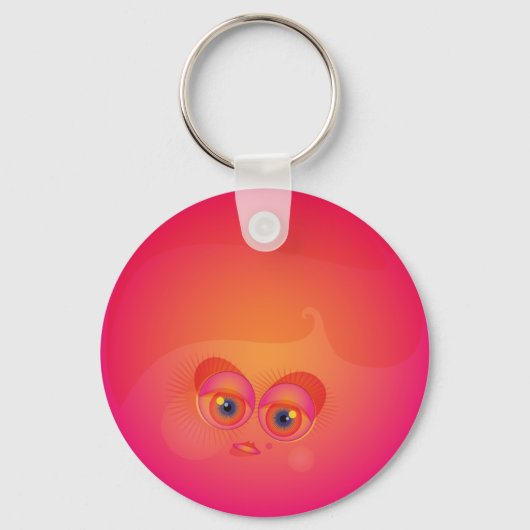 CutieBounce Sleutelhanger Roze (Voorkant)