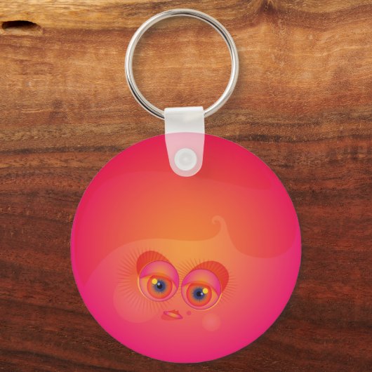 CutieBounce Sleutelhanger Roze (Voorkant)