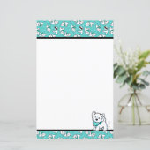 Cutieface Westies KiniArt Stationery (Staand voorkant)
