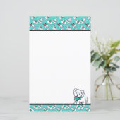 Cutieface Westies KiniArt Stationery (Staand voorkant)