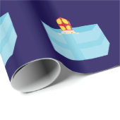 Cutieful Kids Art Cute Funny St. Nick Sinterklaas  Cadeaupapier (Rol Hoek)