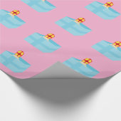 Cutieful Kids Art Cute Funny St. Nick Sinterklaas  Cadeaupapier (Hoek)