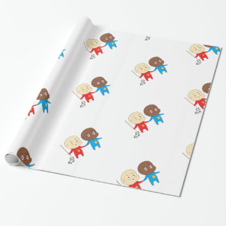 Cutieful Kinder Art Babies St. Nicholas Sinterklaa Cadeaupapier