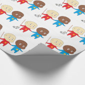 Cutieful Kinder Art Babies St. Nicholas Sinterklaa Cadeaupapier (Hoek)